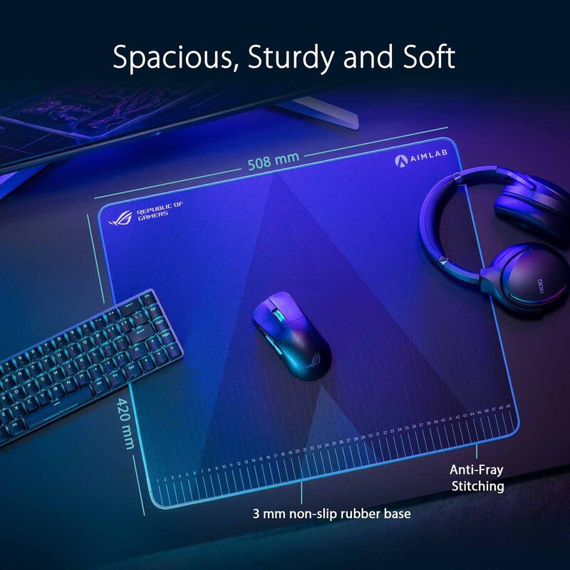 ASUS Rog Hone Ace Aimlab Edition Mousemat ROG HONE ACE AIMLAB EDITION-image 5