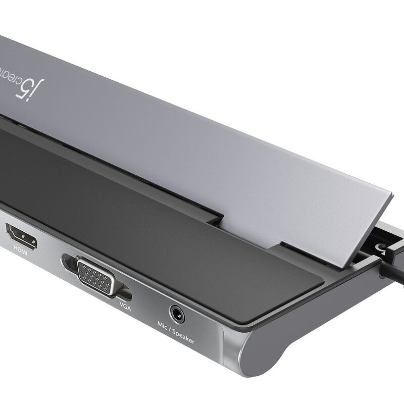 J5CREATE Usb-c Triple Monitors Docking Station With Power Adapter Included JCD543P-image 4