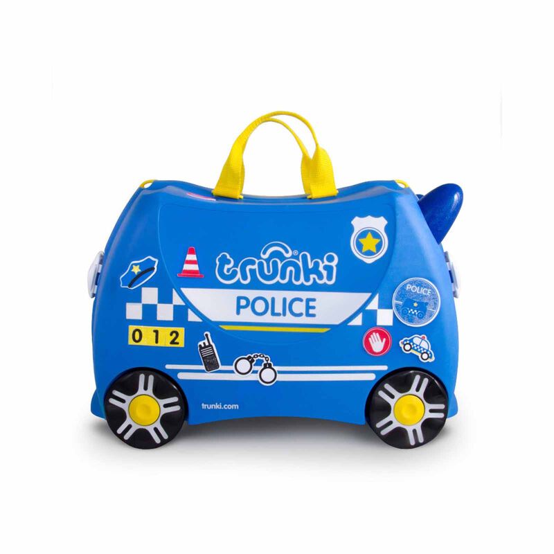 TRUNKI Ride On Luggage - Percy Police Car TR0323-GB01-image 4