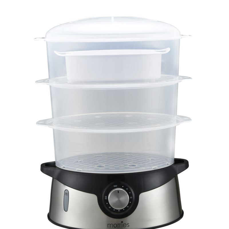 MORRIES 3 Tier Food Steamer (9.0l) MS-8803TFS-image 1