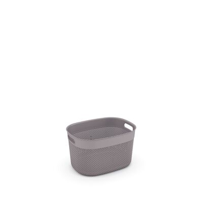 Filo Basket L W/lid Colonial Taupe D-KS-81-7141
