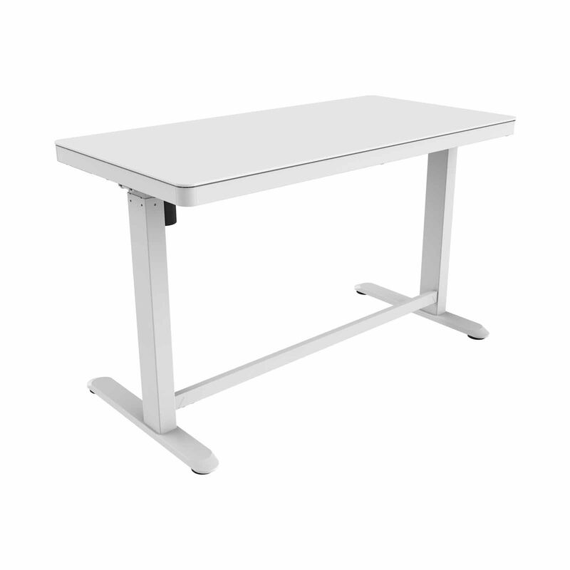 Height Adjustable Desk Glass (white) ARCHITECT-image 3