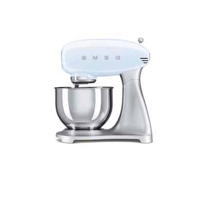 SMEG Stand Mixer (800w) 50s Style SMF01PBUK (PASTEL BLUE)