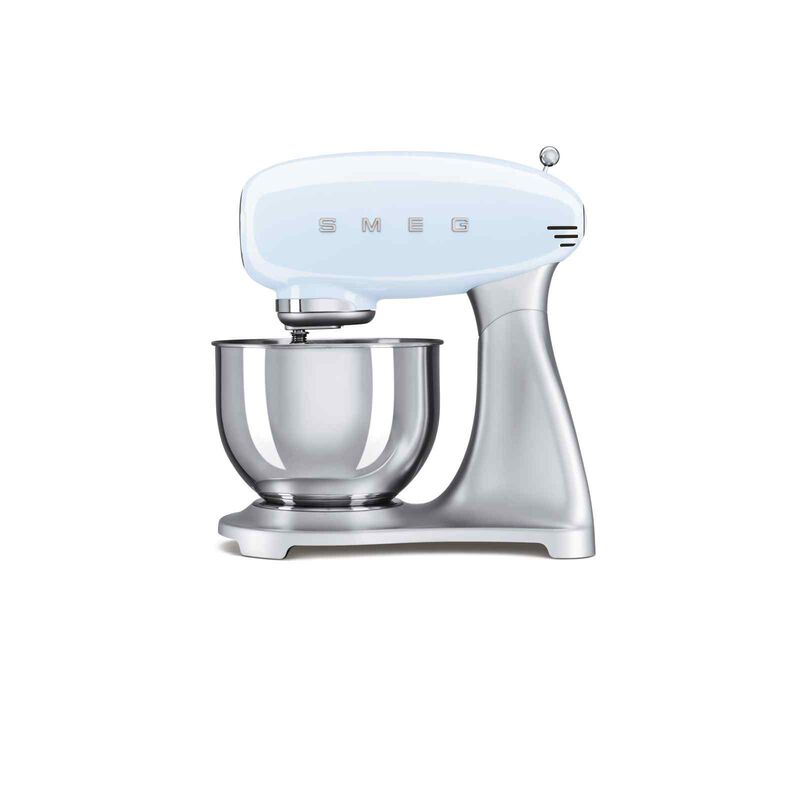 SMEG Stand Mixer (800w) 50s Style SMF01PBUK (PASTEL BLUE)-image null