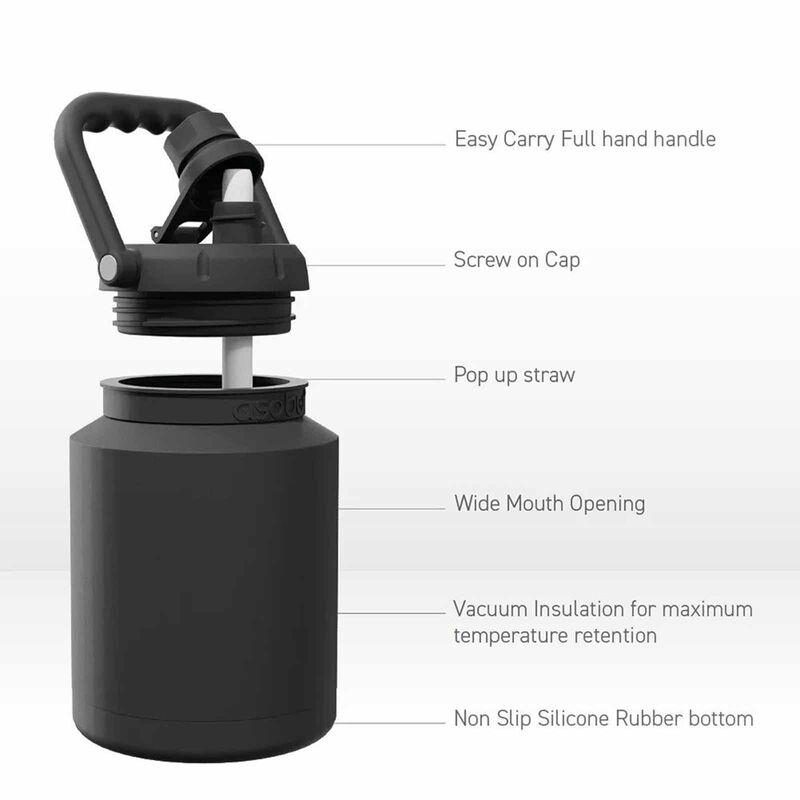 ASOBU Mini Jug Black 1.0l ASJU3BK-image 3