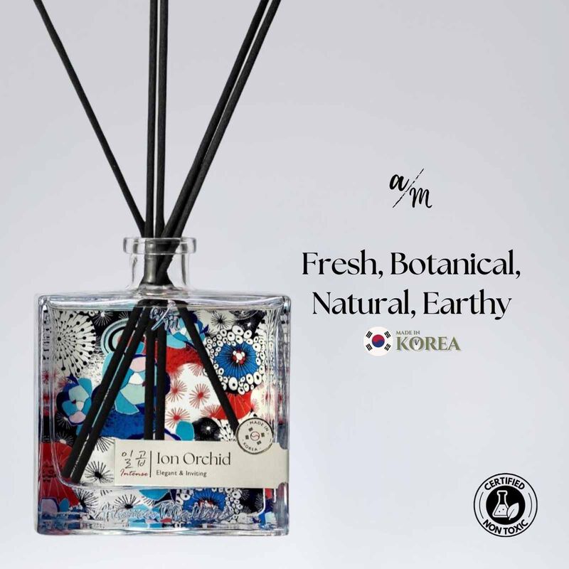 AROMA MATT Ion Orchid Intense Reed Diffuser 8.45 Fl.oz (250ml) BOTTLE250-ION ORCHID INTENSE-image 1