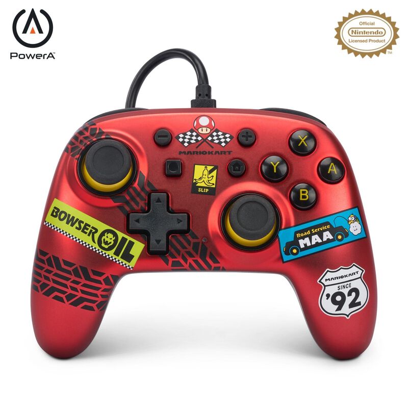 POWERA Nsw Nano Wired Controller Mario Kart NSGP0124-01-image 1