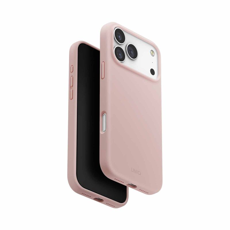 UNIQ Hybrid Iphone 17 Pro Max (2025) 6.9 Magclick Charging Lino - Blush Pink UNIQ-IP6.9P(2025)-LINOMBPNK-image 2