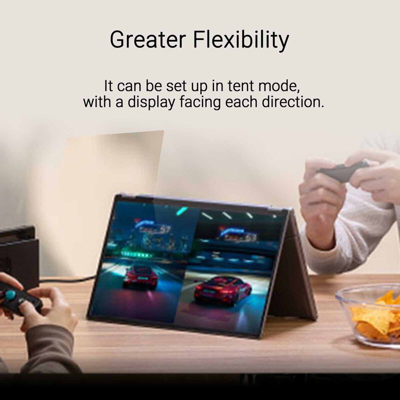 ASUS 14in Zenscreen Duo Wuxga Foldable Portable Monitor MB14FCD-image 11