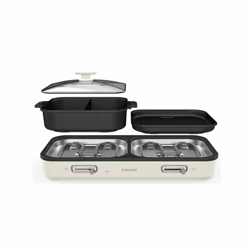 CORNELL Table Top Grill With Hotpot (dual Pot) CCGEL108-image 2