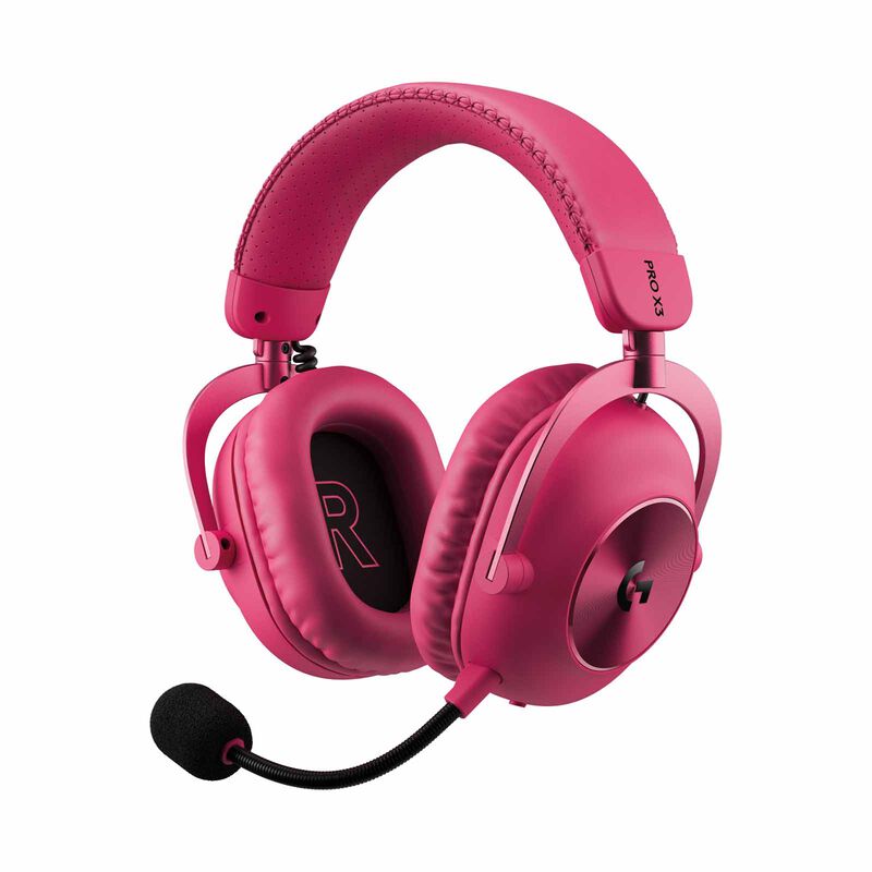 LOGITECH G Pro X 3 Lightspeed Bt Headset Magenta 981-001757-image 1