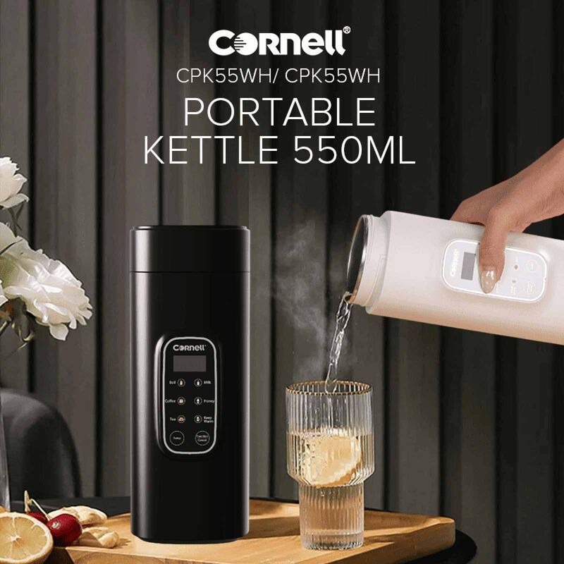 CORNELL Portable Kettle (550ml) - Black CPK55BK-image 15