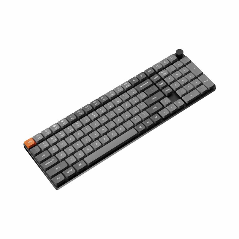 KEYCHRON K17 Max Qmk Wireless Custom Mechanical Keyboard, 96% 100 Key, Knob, Red Switch, Rgb Backlight, Hot-s KYCN-K17M-H1-image 3