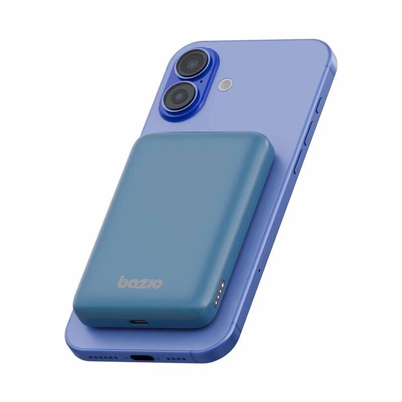 BAZIC Gopower Snap 5k, 3in1 5000mah Wireless Powerbank With Apple Watch Charger - Bubblegum GPW-SNAP5K-BLU-image 5