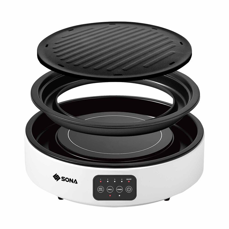 SONA 2-in-1 Infrared Ceramic Cooker Grill SIC3318-image 2