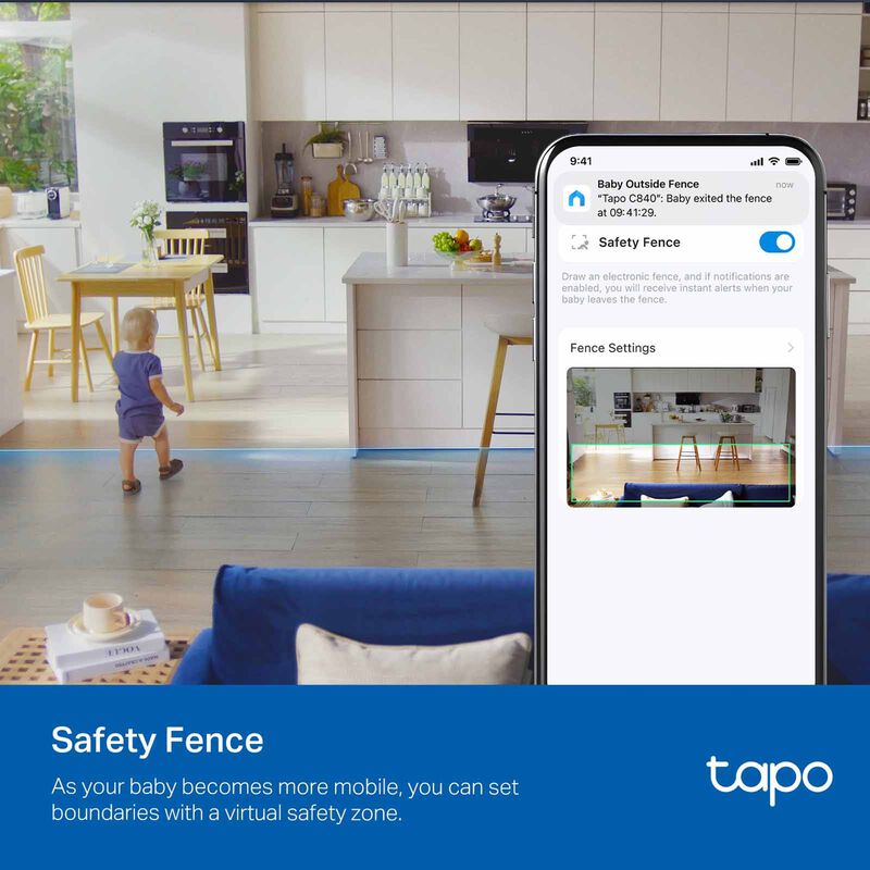 TP LINK Pan/tilt Smart Ai Baby Monitor TAPO C840-image 3