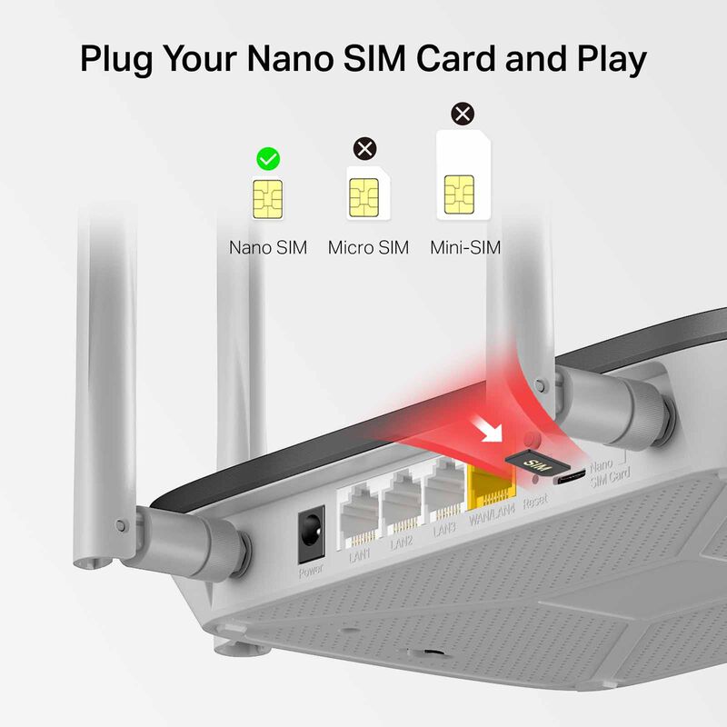 TP LINK Ac1200 Wireless Dual Band 4g Lte Router MERCUSYS MB135-4G-image 2