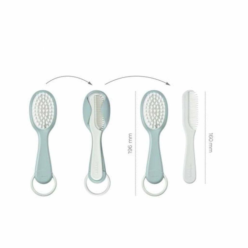 BEABA Brush & Comb - Green Blue (online) BABY-image 3