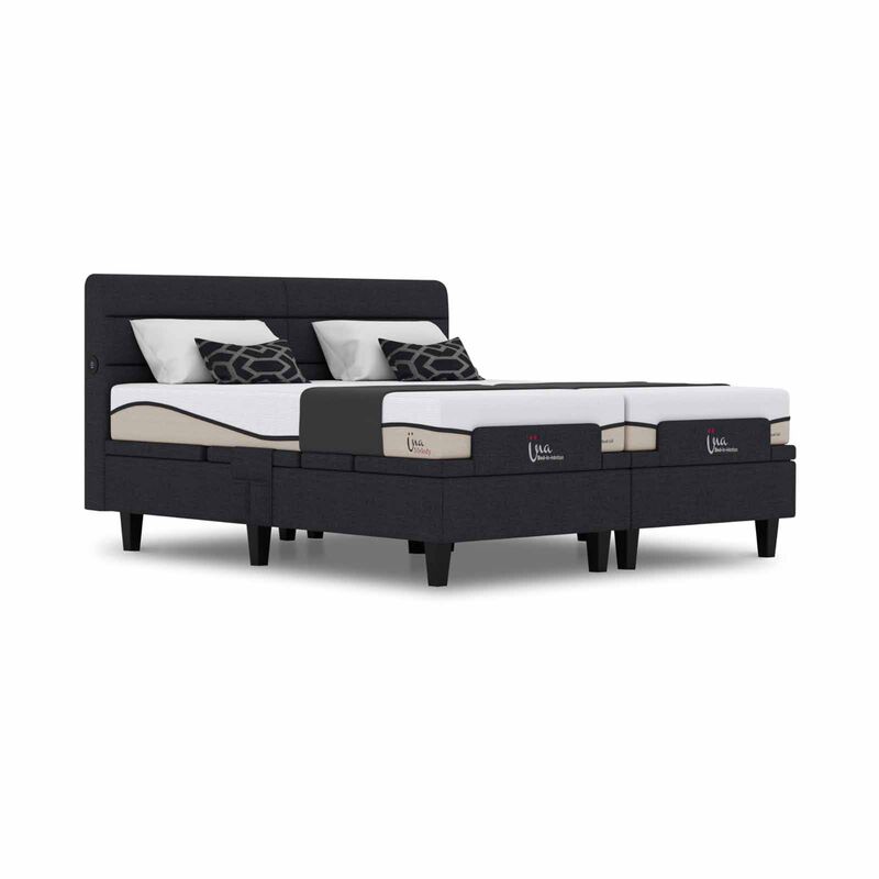 MAXCOIL Una Adjustable Bed + Melody Mattress King Size UNA MOTORISED ADJUSTABLE BED + MELODY MATT-image 1