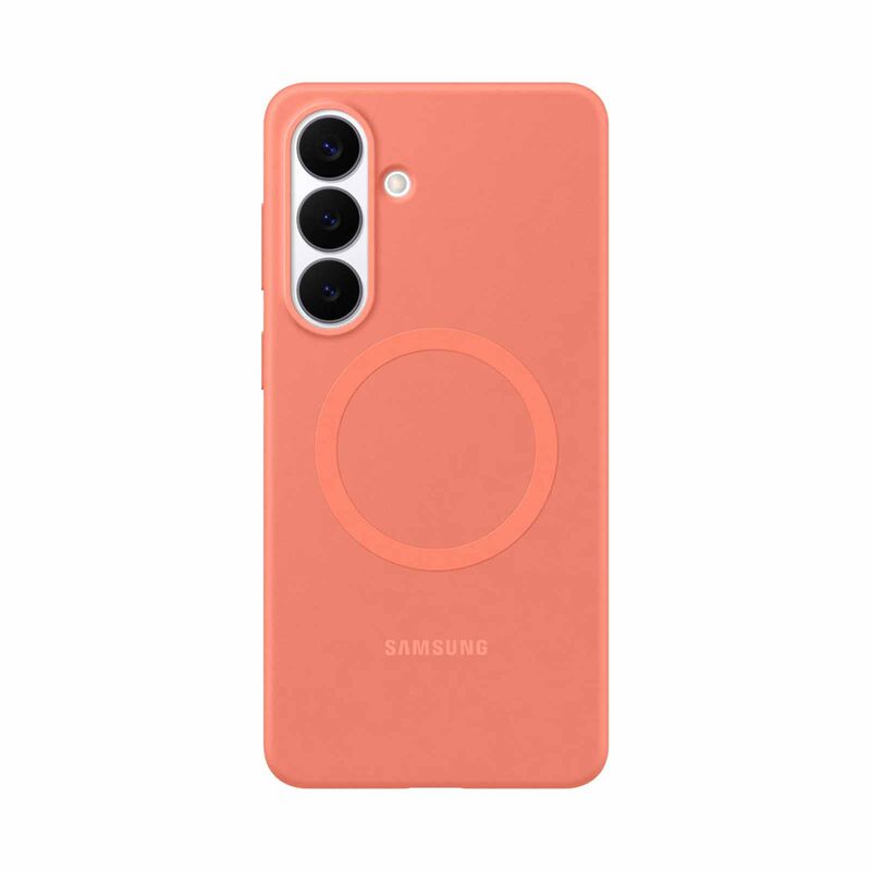 SAMSUNG Galaxy S26+ Silicone Magnet Case Coral Red EF-ES947COEGWW-image 4