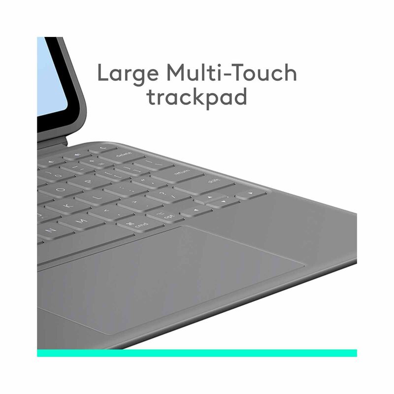 LOGITECH Logi Combo Touch Ipad Air 11-inch (m4,m3,m2)/ 10.9-in (4/5gen) - Grey 920-012627-image 4