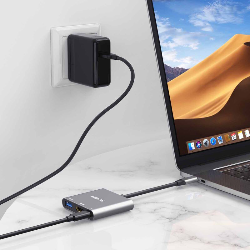 MOKIN 3 In 1 Multiport Usb-c To Hdmi+usb3.0+pd Charging Hub MK-MOUC1901-image 11