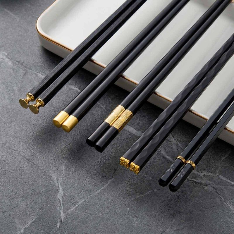 CERABON ES Chopsticks L24.3cm - Black/gold 149HC-12-00508-image 3