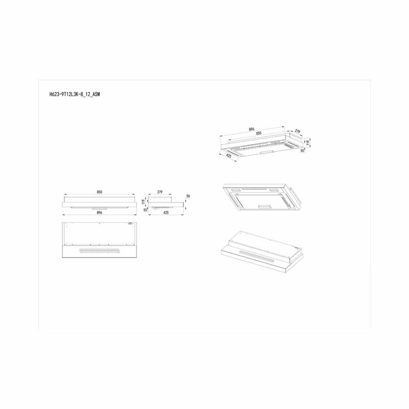 TURBO Semi Telescopic Hood (90cm) (exclude Installation) TZ88-image 2