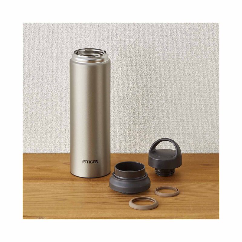 TIGER 0.8l Screw Lid Stainless Steel Bottle (titanium One) MCZ-S080 (XZ)-image 2