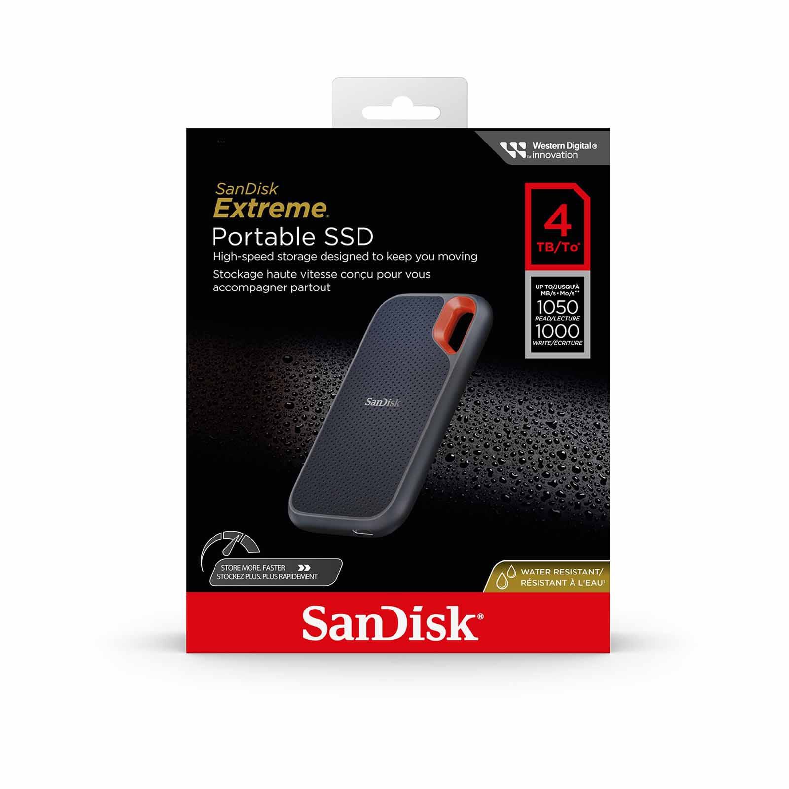 新品未開封 SanDisk Extreme Portable SSD 4TB Shop SANDISK Extreme Portable Ssd E61 4tb Usb Gen 2 Type C & A