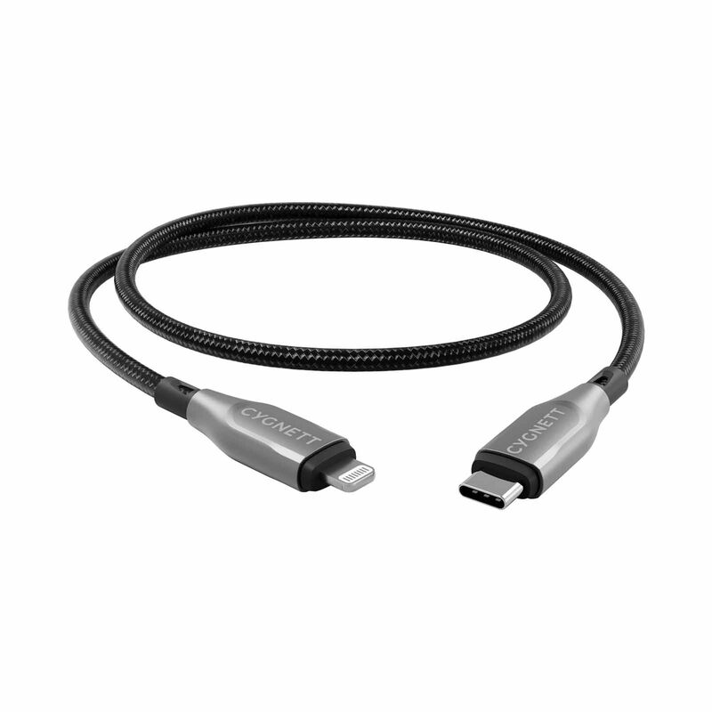 CYGNETT Armoured Lightning To Usb-c Cable - Black 1m CY4667PCCCL-image 2