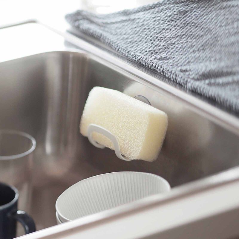 MARNA Anti-bacterial Sponge Holder (65x66x70mm) K754-W-image 4