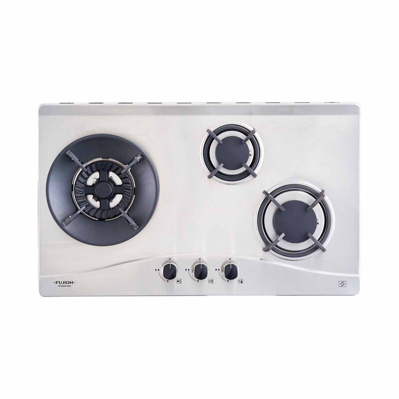 FUJIOH 75cm 3 Burners Gas Hob (lpg) -stainless Steel (exclude Installation) FH-GS5035 SVSS LPG-image 1