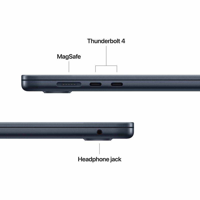 APPLE 15-inch Macbook Air: M5 Chip With 10-core Cpu And 10-core Gpu, 24gb, 1tb Ssd - Midnight MDVN4ZP/A-image 2