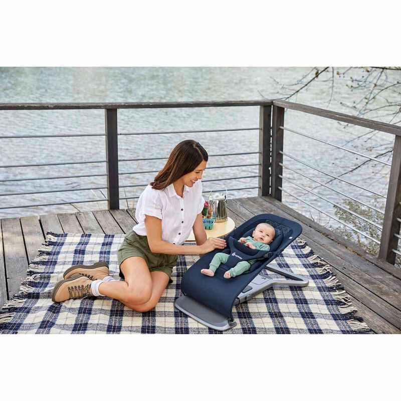 ERGOBABY Evolve 3 In 1 Bouncer - Cool Blue EVLBNCCLBL-image 5