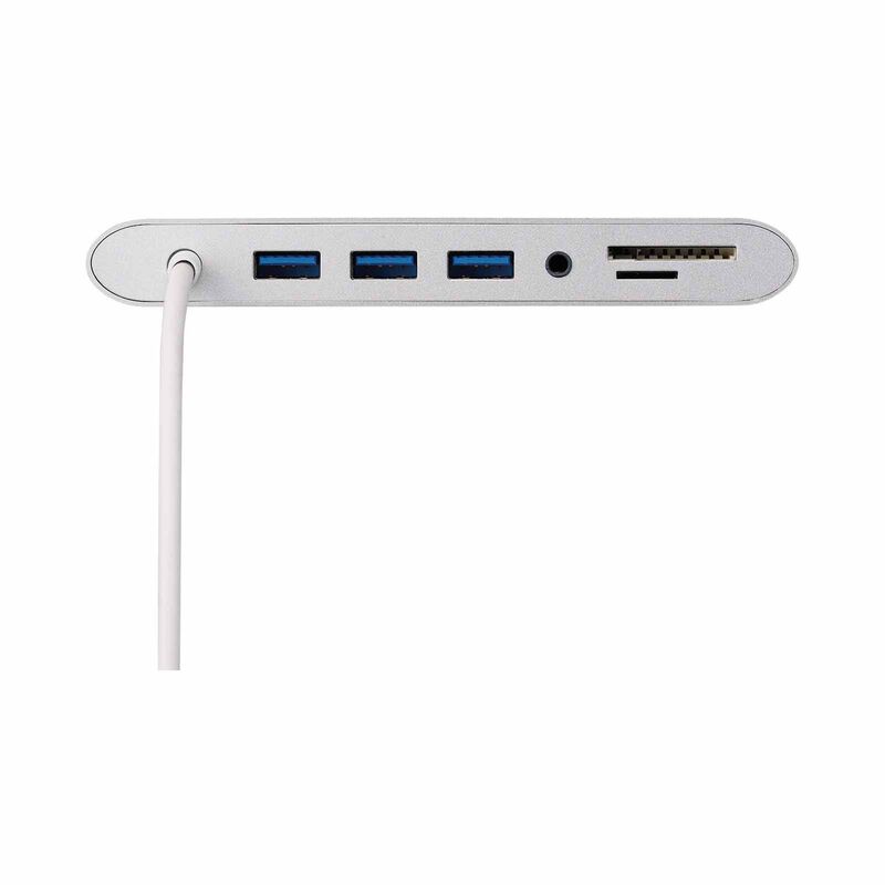 ELECOM 11 In 1 Docking Station Hdmi/dp/vga/3x Usb3.2(gen 1)/lan Port/sd & Micro Sd Pd100w DST-C28SV-image 3