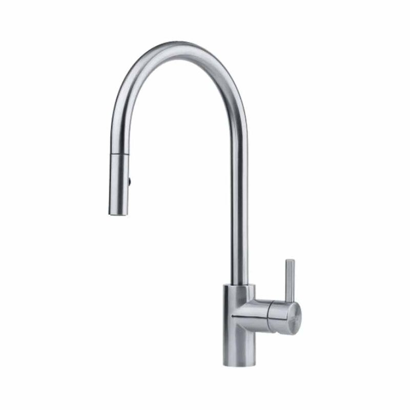 FRANKE Eos Neo Stainless Steel Kitchen Sink Mixer With Pull Out Spray CT1910S-image 1