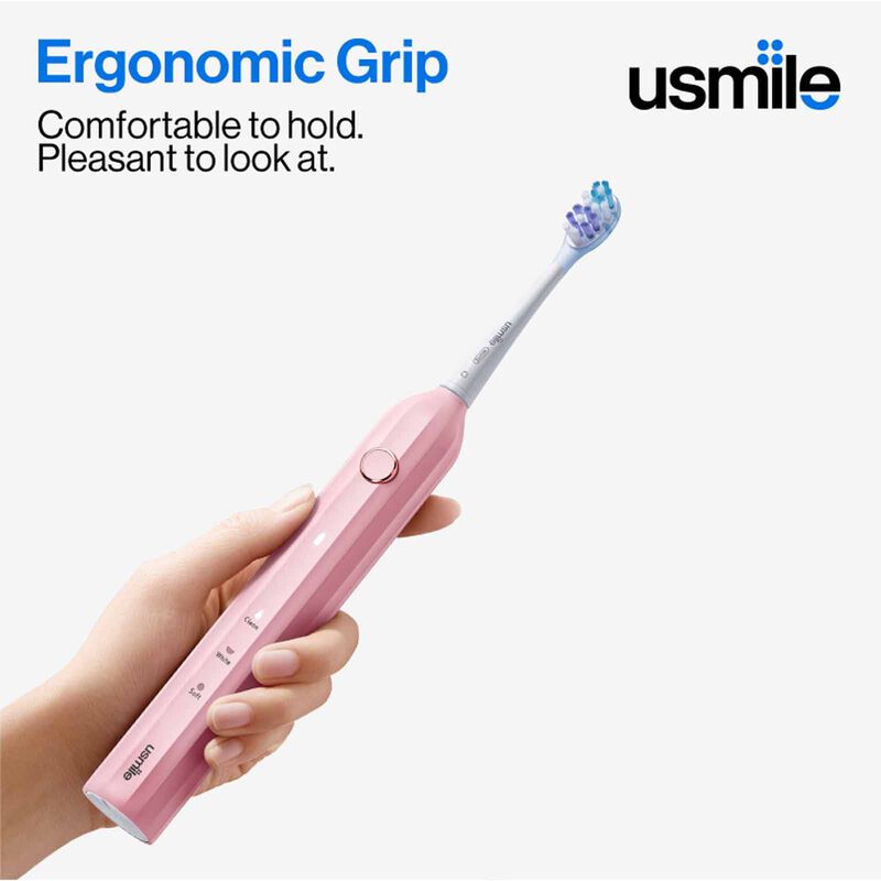 USMILE Sonic Electric Toothbrush - Honey Pink Y1S - HONEY PINK-image 3