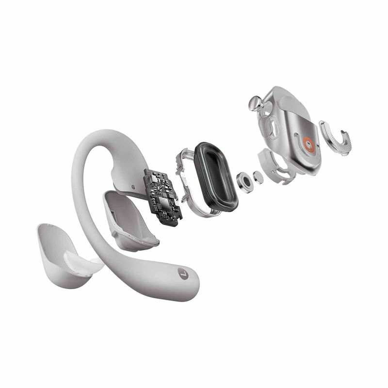 SHOKZ Openfit 2 + Open-ear True Wireless Earbuds - Grey T921-ST-GY-image 4