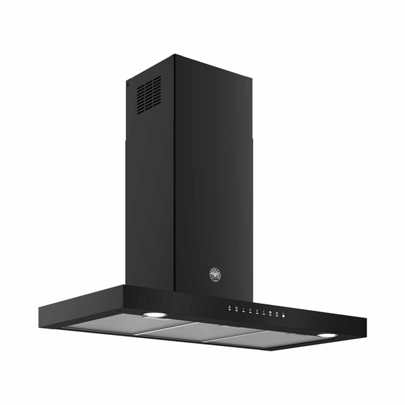 BERTAZZONI 90cm Wall Mount Hood Nero Matt KT90P1ANET-image 2