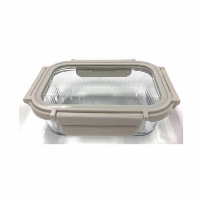 ELEMENTAL High Borosilicate Glass Food Container With Tempered Glass Cover (640ml) 25S640