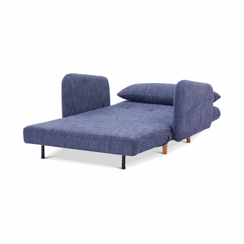 Single Sofa Bed Blue KALI-image 7