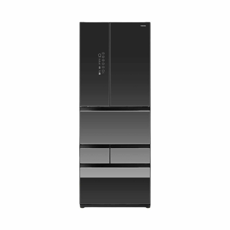 TOSHIBA 6 Dr Fridge (588l) - Mirror Black GR-RM631WE-PGX(B1)-image 1