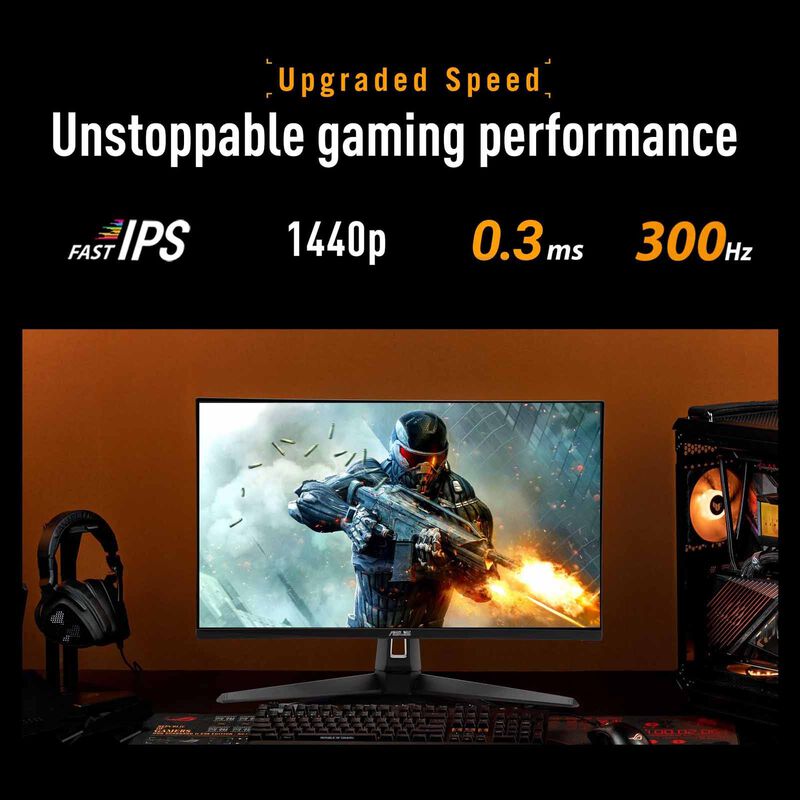 ASUS 27in Tuf Gaming Qhd 300hz Gaming Monitor VG27AQM5A-image 8