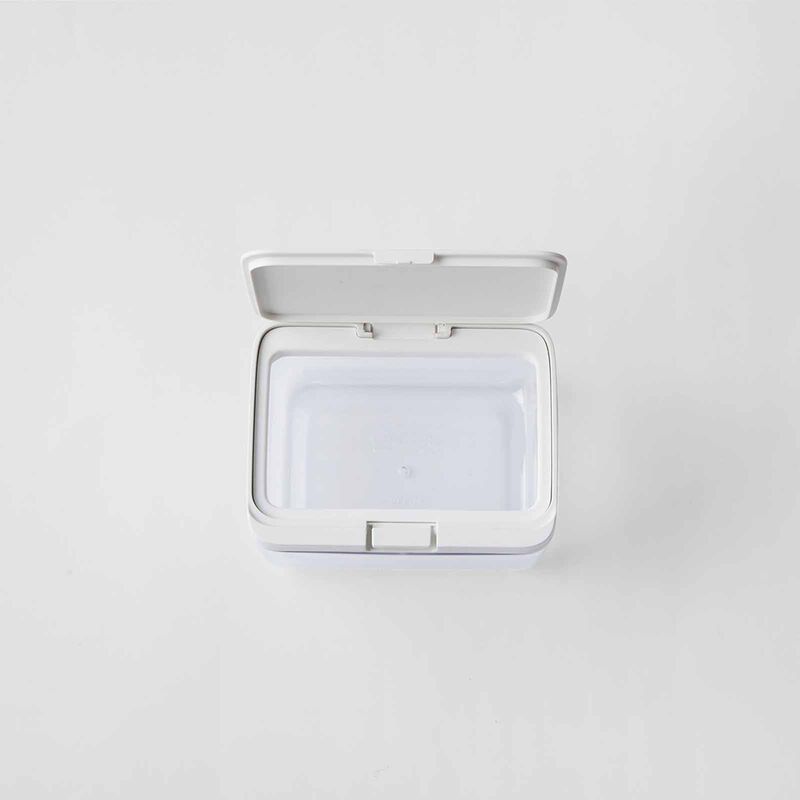 MARNA Good Lock Canister Wide Short 700ml - White K762-W-image 5