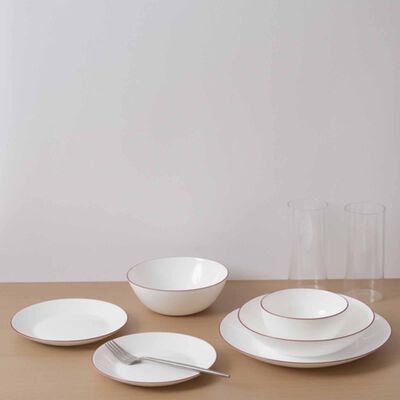 LA GOURMET Pearl Luxe 10pcs Dinner Set - Garnet LGPAL436917