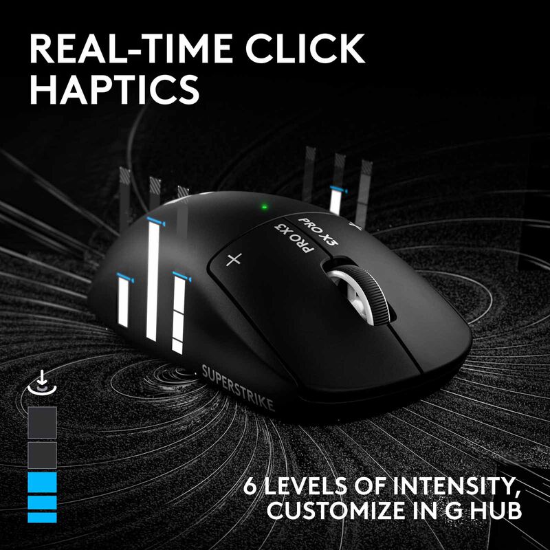 LOGITECH G Pro X3 Superstrike Gaming Mouse Midnight Black 910-007880-image 13