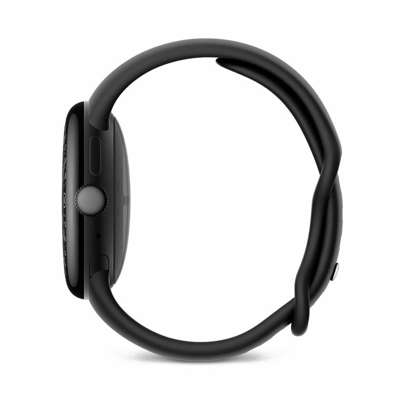 GOOGLE Pixel Watch 4 45mm Wifi Matte Black Aluminum Case/obsidian Active Band GA09962-US-image 5