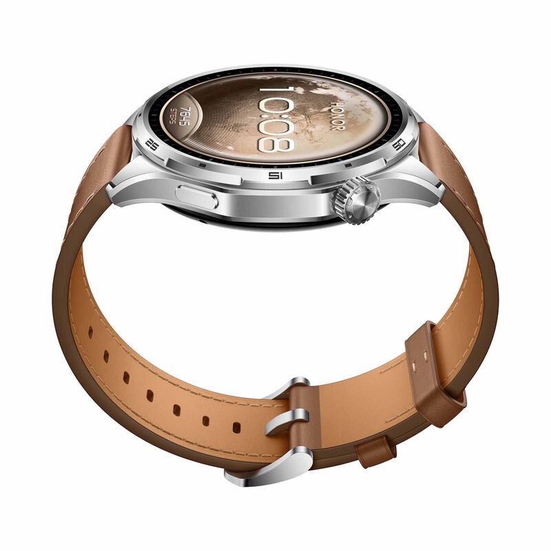 HONOR Watch 6 Std Bt 32mb+4gb Global Ver (twilight Brown With Brown Leather Strap) ROM-B09-image 5