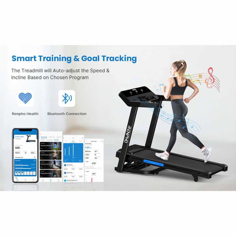 RENPHO Smart Treadmill - Grey R-Q004-BK-image 3